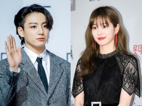 JUNG KOOK（左）とイ・ユビ