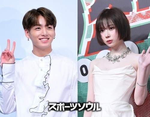 JUNG KOOK（左）とウィンター