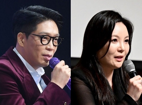 MCモン（左）とチャ・ガウォン会長