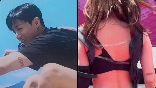 同じタトゥーが？