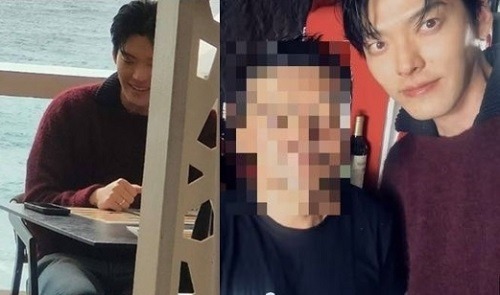 スペインで目撃されたキム・ウビン