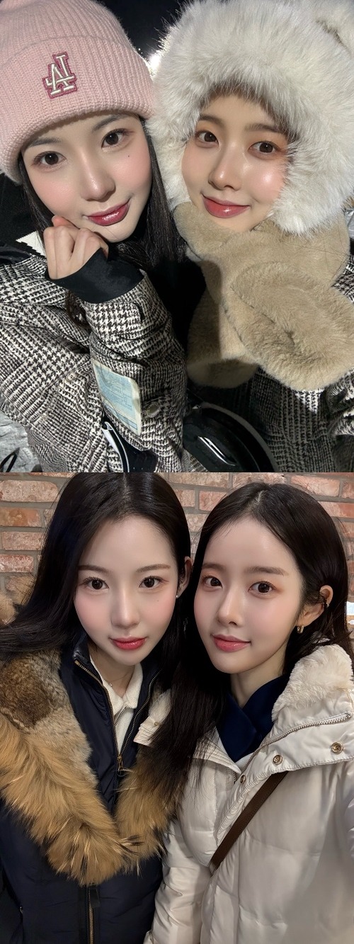 妹シウ（左）とシウン