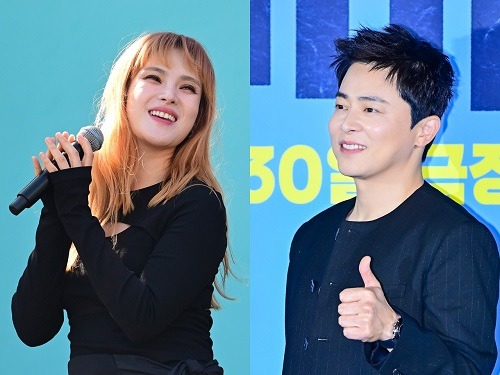 GUMMY（左）とチョ・ジョンソク