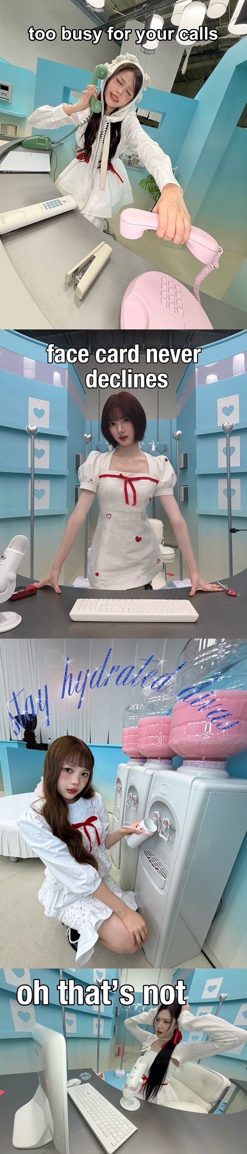 上からカルメン、イェウォン、ジウ、ジュウン