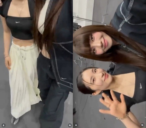 カリナ（上）とキム・ギルリ