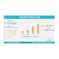 単結晶太陽電池市場：需要、シェア、動向、成長、機会、および洞察分析、2025-2035年