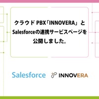 クラウドPBX「INNOVERA」とSalesforceの連携サービスページを公開しました。