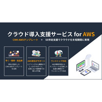 AWS導入工数50%削減！クラウド導入のハードルを解消する「クラウド導入支援サービス for AWS」を提供開始