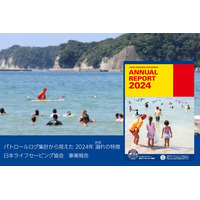 2025年も水辺の事故を防止する！日本ライフセービング協会（JLA)が『アニュアルレポート2024』発行。パトロールログ集計から見えた溺れの特徴や、水辺の事故ゼロをめざすための活動報告を公開。