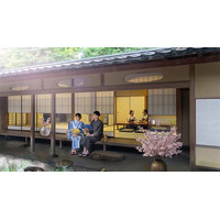 【グランドプリンスホテル高輪】桜咲く日本庭園に今春限定の和かふぇを開店「茶寮かふぇ 惠庵」で五感を癒す風雅な春のひととき