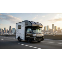 旅をもっと、軽やかに。 Direct Carsの新型コンパクトキャブコン「PLAT」ジャパンキャンピングカーショー2026で世界初公開