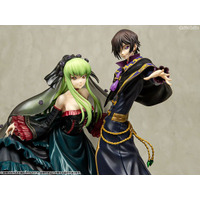 『コードギアス』20周年を記念し、劇場版「コードギアス 復活のルルーシュ」より、ブラックドレスの「L.L＆C.C.」フィギュアがセットで再登場。