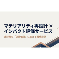 上場企業向け「マテリアリティ企業価値診断（無料）」提供開始ESGを企業価値につなげるマテリアリティ再設計×インパクト評価