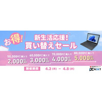 【最大5000円OFF】関西電力グループのポンデテック お得な中古PCセールを2026年4月8日まで開催