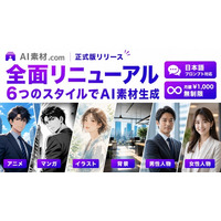 【AI素材.com】サービスを再リリース！多彩なスタイルの追加と日本人ユーザー向けに最適化された新UIで生まれ変わりました