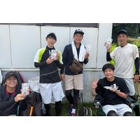 猛暑の中、総勢200名が熱戦 創業50周年の明日香野がソフトテニス大会「第一回マリモリ杯」に和菓子をお届け