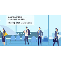 出張手配をもっと簡単・スムーズに！ホワイト・ベアーファミリー、LINE WORKS上で利用できる法人向け出張予約サービス「BizTrip-WBF」の提供および導入企業の募集を開始！