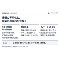 【大学・研究機関・知財支援会社様向け】技術の共同研究に、事業化の実務を加える―日本のオープンイノベーションを支える協業プログラムを開始